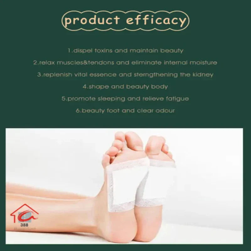 100% Merbal & Gentle Ingredient Detox Foot Pads